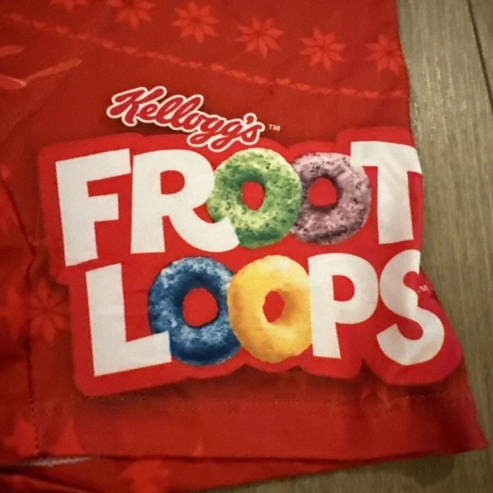 Mens CRAZY BOXER Kelloggs Fruit Loops Cereal Holiday‎ M Medium Underwear 32-34